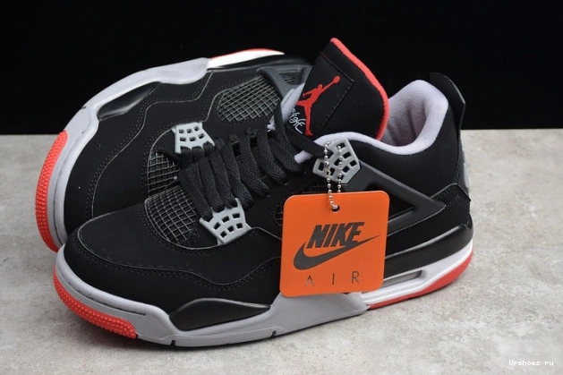 Retro Bred 408452-060 Jordan 4 1007